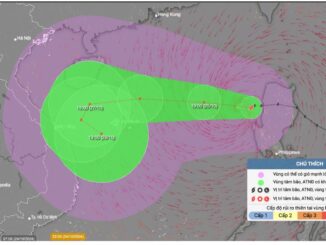 Bão Trami sắp đạt cấp cực đại, liên tục đổi hướng