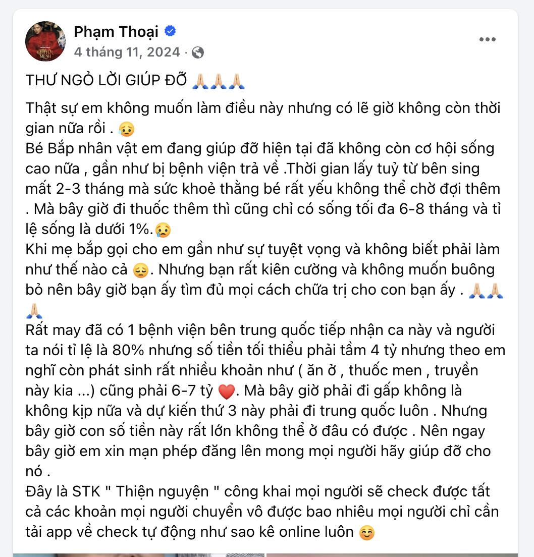 Vụ Phạm Thoại rút hơn 16 tỉ đồng tiền từ thiện: Người ủng hộ có quyền yêu cầu công an vào cuộc- Ảnh 1.