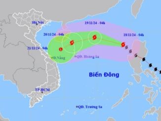 Siêu bão Man-yi vào Biển Đông trở thành cơn bão số 9