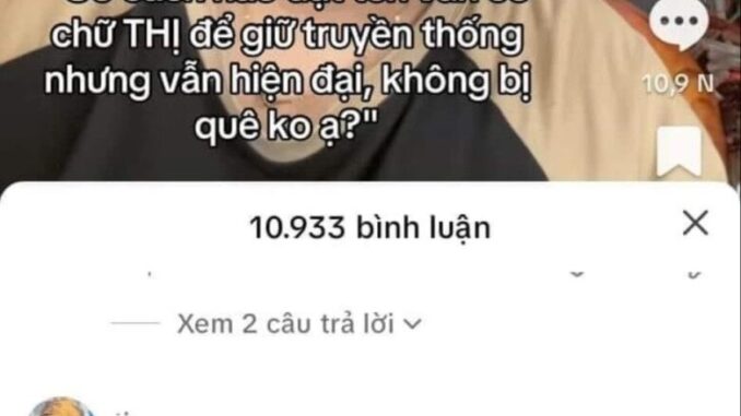 Mẹ trẻ lên mạng hỏi cách đặt tên cho con gái có chữ “Thị” mà không bị “quê” và cái kết cười đau ruột