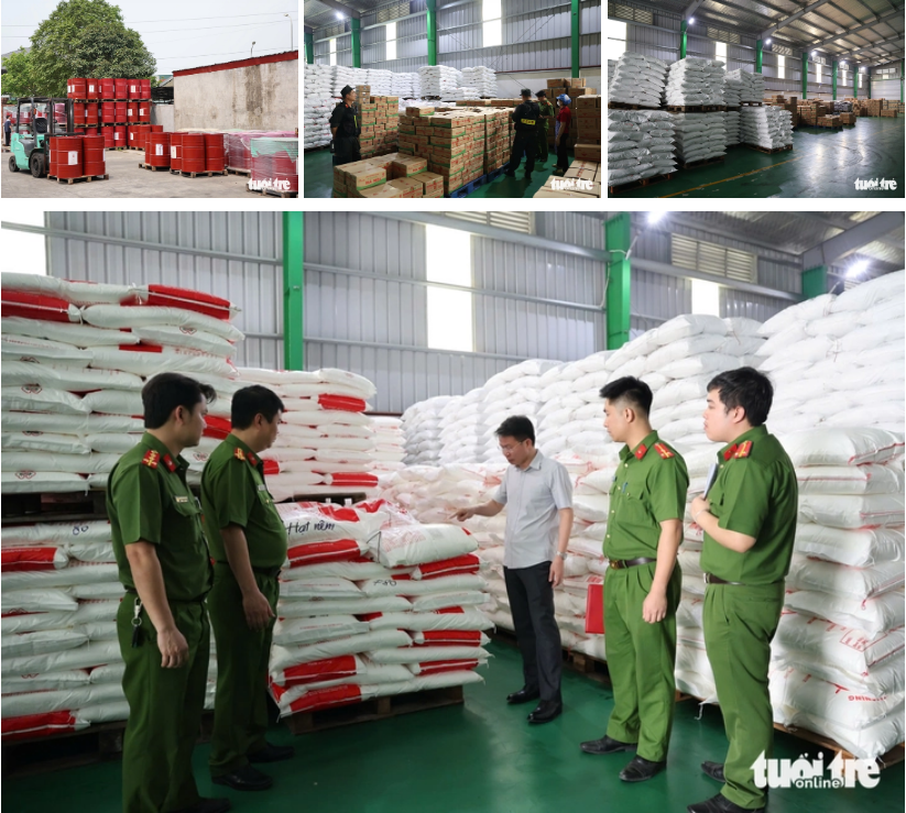 Cận cảnh xưởng sản xuất và kho hàng của Công ty TNHH Famimoto Việt Nam: Choáng với số lượng 40 tấn mì chính, 22 tấn hạt nêm giả - Ảnh 2