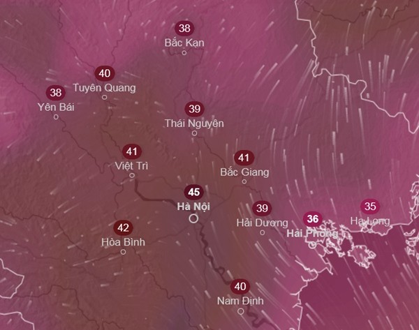Nắng nóng ở miền Bắc đã bắt đầu, hôm nào nhiệt độ Hà Nội có thể lên 45 độ C? ảnh 2