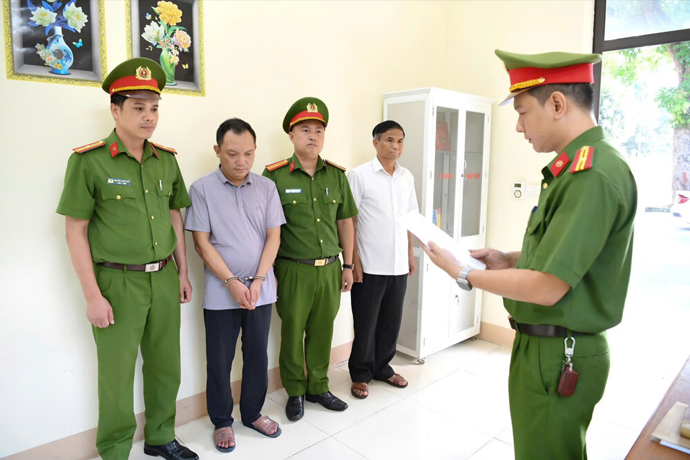 Cơ quan công an khởi tố Đường Văn Thiết. Ảnh: Công an cung cấp.