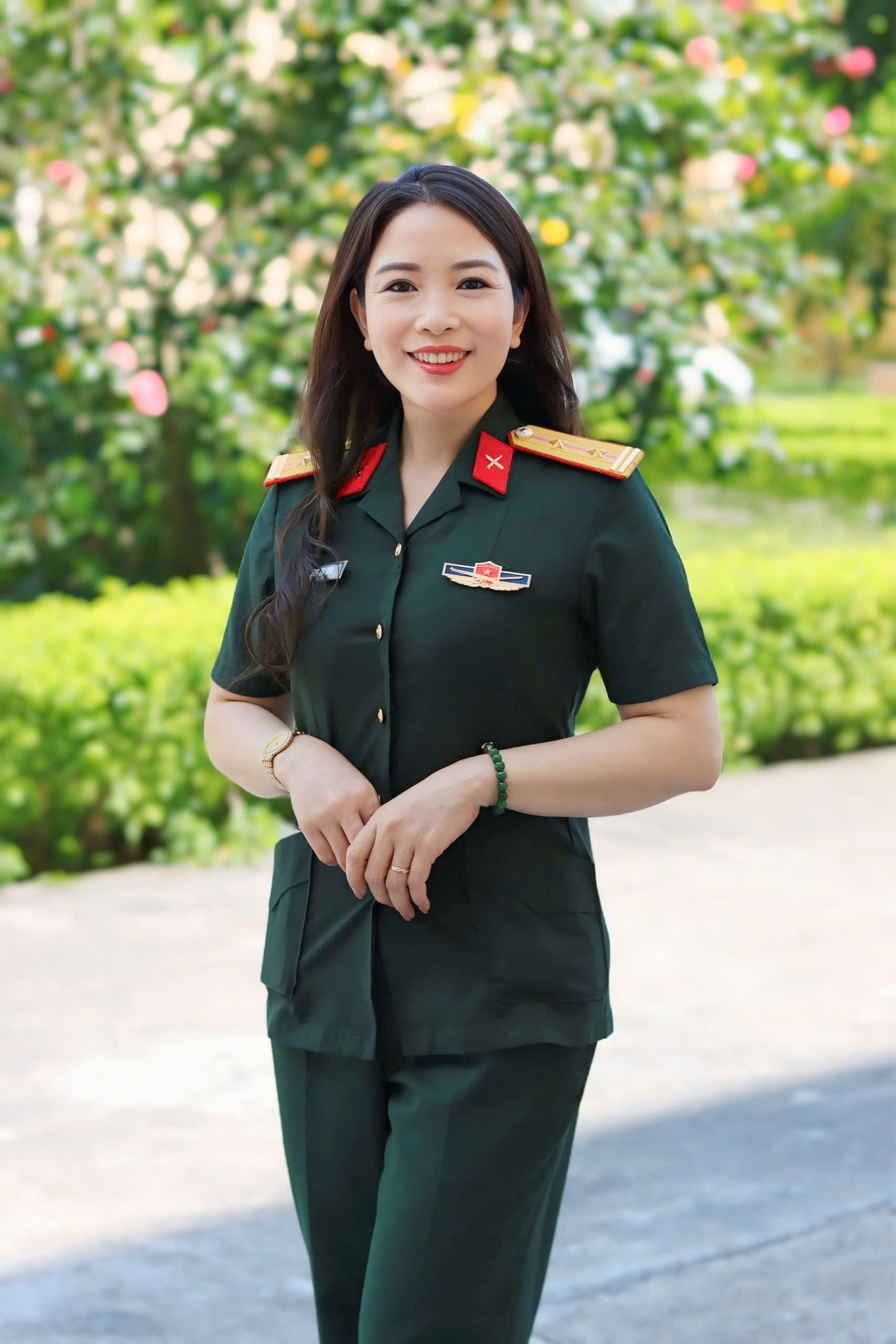 Hai nữ quân nhân có giọng đọc lay động trái tim trong lễ diễu binh, diễu hành mừng 80 năm Quốc khánh 2/9  - Ảnh 6.