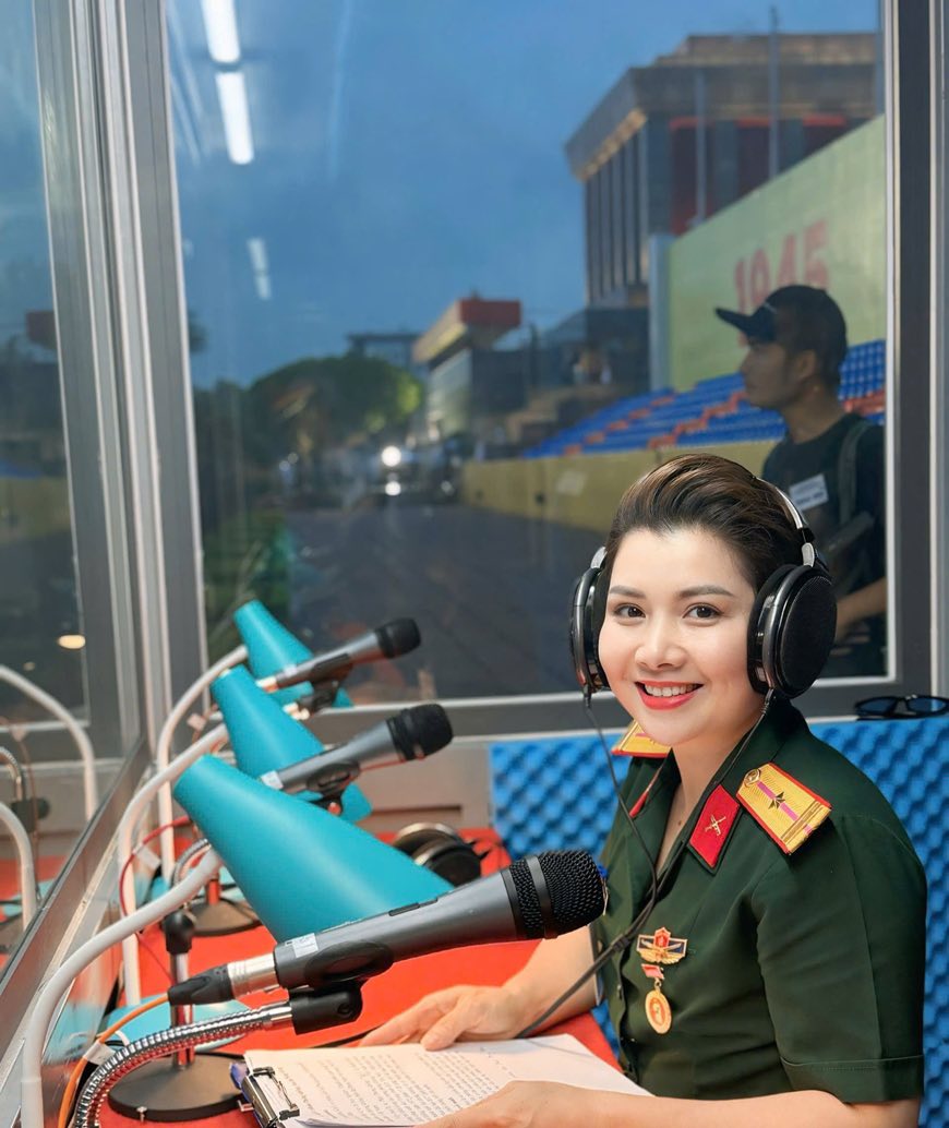 Hai nữ quân nhân có giọng đọc lay động trái tim trong lễ diễu binh, diễu hành mừng 80 năm Quốc khánh 2/9  - Ảnh 2.