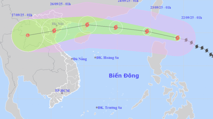 Những khu vực nào của nước ta có thể chịu ảnh hưởng của siêu bão Ragasa? - 1 Những khu vực nào của nước ta có thể chịu ảnh hưởng của siêu bão Ragasa? - 1
