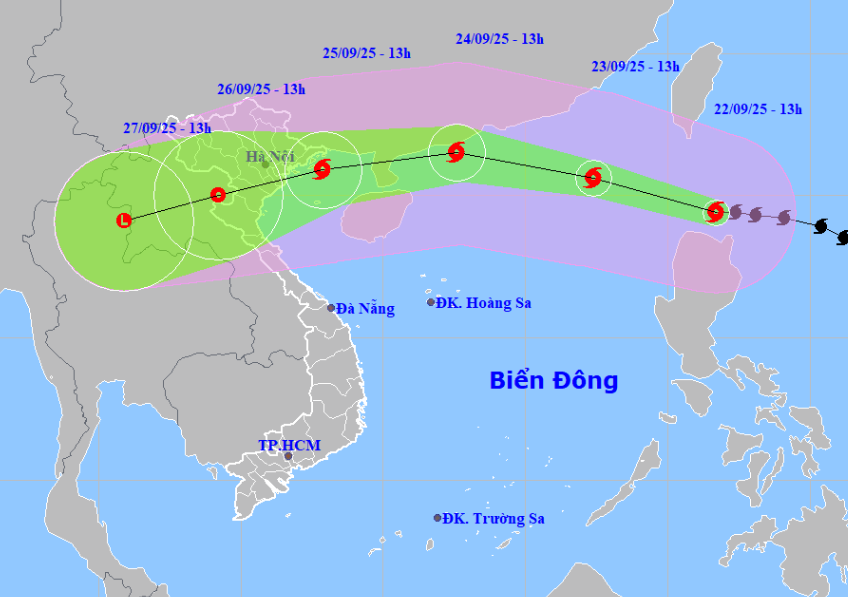 Tin mới nhất về siêu bão Ragasa: Hướng di chuyển phức tạp, mạnh cực đại cấp 17, vào Biển Đông tối nay 22/9- Ảnh 1. Tin mới nhất về siêu bão Ragasa: Hướng di chuyển phức tạp, mạnh cực đại cấp 17, vào Biển Đông tối nay 22/9- Ảnh 1.